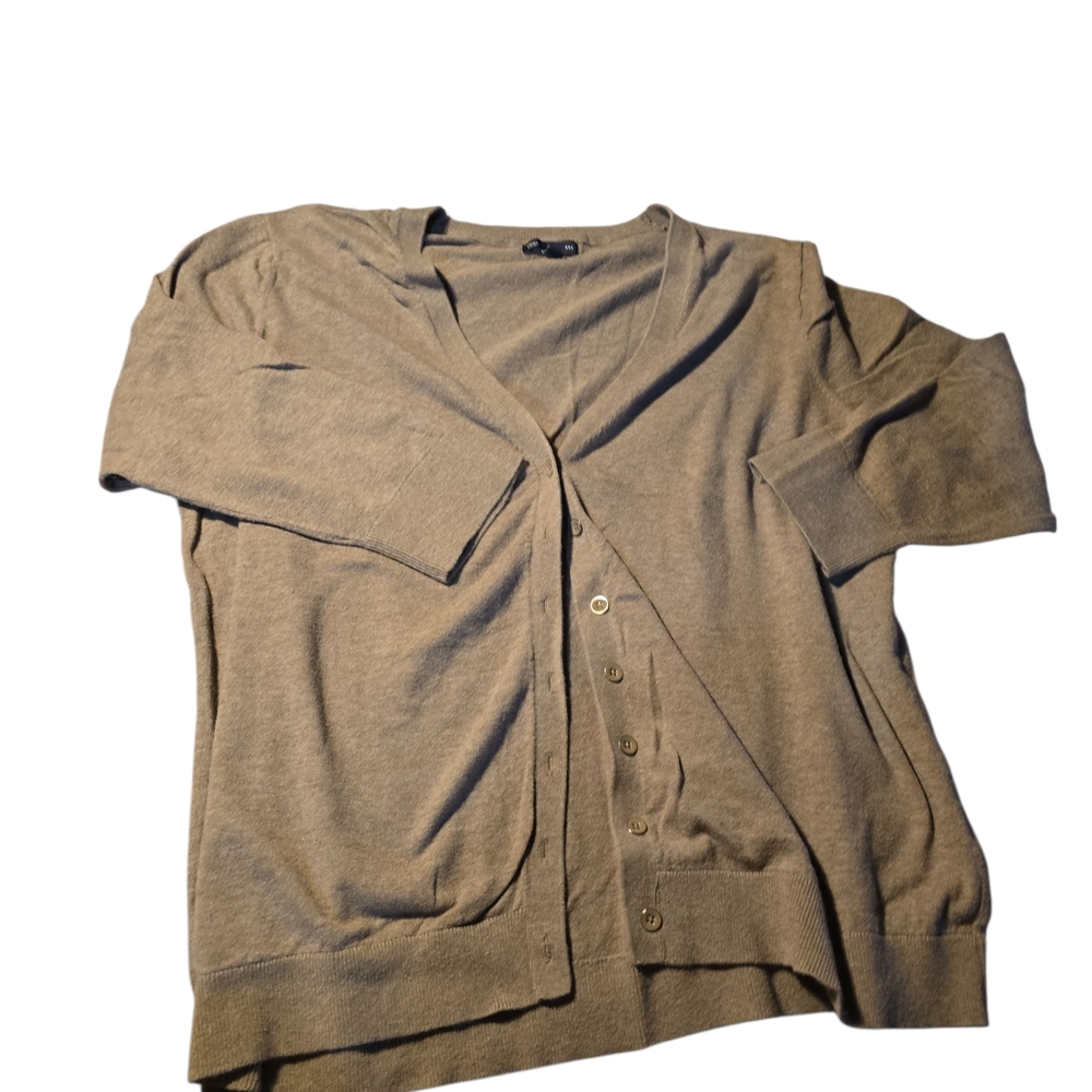 GAP Women's Tan Cardigan Sweater